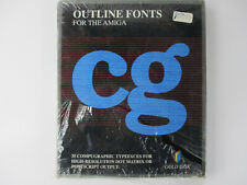 Commodore Amiga OUTLINE FONTS Software SEALED NEW picture
