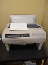 OKI Pacemark 3410 Okidata Printer and Stand Preowned - Parts Only LOCAL PICKUP picture