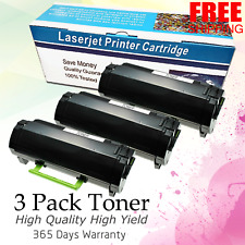 3 PK Toner For Lexmark MS310d MS310dn MS312DN 50F1H00 50F1000 501H 5000 pages picture