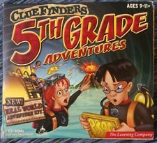 5TH GRADE ADVENTURES Clue Finders 2 CD-ROMs Win/Mac NEW REAL WORLD ADVENTURE KIT picture