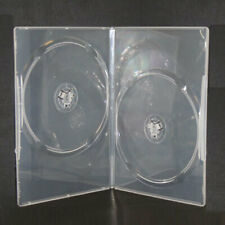 5 Clear Transparent 7mm Slim Double 2 Disc DCD DVD Movie Case Storage Box picture