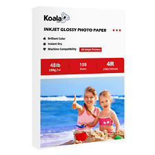 Koala Photo Paper 4X6 Glossy 48lb 100 Sheets Inkjet Photo Printer Paper Epson HP picture