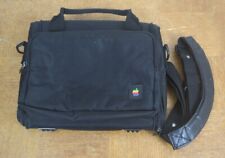 Vintage 90s Apple Rainbow Logo Small Black Messenger Bag Laptop Bag By Targus picture