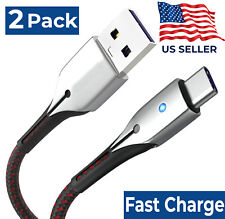 2Pack USB C Cable FAST Charger with LED for Samsung Galaxy Tab S9 S8 S7 S6 A8 A7 picture