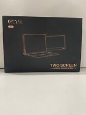 OFIYAA P1 12'' Portable Monitor Laptop Extender Dual Screen FHD IPS 2 Speakers picture