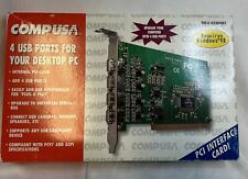 Vintage Early 2000's Comp USA PCI Connection 4 Port USB Card  - Windows 98 picture