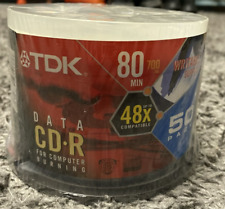 📀    TDK Data CD-R 80 Min 700 MB 50 Pack Spindle - New / Sealed picture