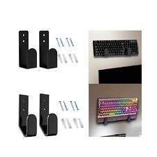 Keyboard Holder Black Stand Shelf Hooks Acrylic Keyboard Wall Hanger Gaming picture