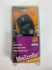 Vintage Belkin Mini Scroller Mouse Gold Series USB Year 2000 Y2K PC99 NEW SEALED picture