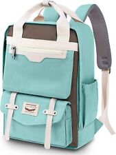 Lovvento College Backpack for Women Cute Vintage Travel Bag Aesthetic 2-green  picture