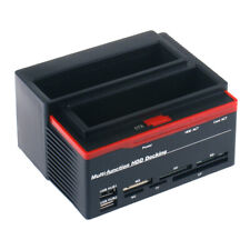 2.5''/3.5'' SATA HDD SSD Hard Drive Docking Station Clone Hub Card Reader Y8S7 picture