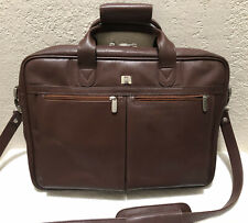 Messenger Laptop Bag Briefcase Expandable Hub's Original Genuine Cow Leather picture