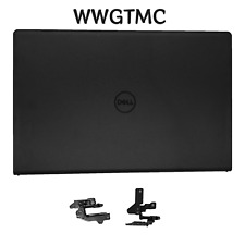 New For Dell Inspiron 15 3510 3511 LCD Back Cover + Hinges 00WPN8 Black picture