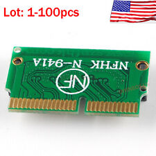 Lot M.2 NGFF AHCI NVMe SSD M Key Converter Adapter fo MacBook 2013-2017 12+16Pin picture