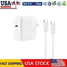 30W Power Adapter Charger USB-C Cable For Apple Macbook ipad pro A1534 A1540 picture