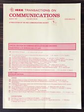 1981 IEEE Transactions On Communications - Lot of 1 (March 1981) picture