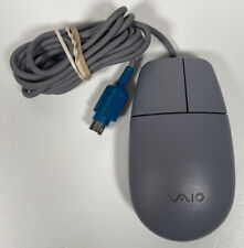 Rare Vintage OEM Sony VAIO 175929011 Two Button Ball Computer Mouse Gray T10 picture