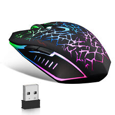 2.4GHz Wireless Optical Mouse Mice & USB Receiver 2400 DPI for Laptop Computer picture