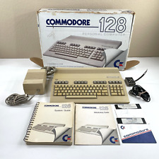 Commodore 128 Computer With Power Supply, Box, Manual, Powers On, Untested picture