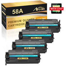 [With Chip] 4PK CF258A 58A Toner For HP LaserJet M404n M404dn M404dw MFP M428fdw picture