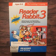 Reader Rabbit 3 The Learning Company Big Box Vintage PC Game NEW DOS & WIN picture