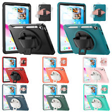 Shockproof Hybrid PU Hand Strap Protective Stand Case Cover for iPad 10th (2022) picture