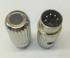 New Pair of 5 pin SJ Designed Terminator Plugs for BBC Acorn Econet picture