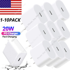 USB C Wall Charger 20W PD Fast Block Type C Charging For iPhone 13 12 11 Pro LOT picture