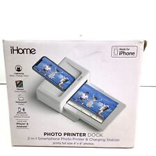 iHome Photo Printer Dock 2 In 1 Smartphone Photo Printer And Charging Station picture