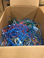 Box of CAT5 Cat6 Ethernet Cables Network Ethernet LAN RJ-45 Mixed Length Colors picture