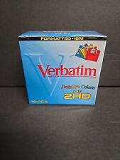 Verbatim Formatted IBM MF 2HD 3.5” Microdisks Datalife Colors 10 Pack - New picture