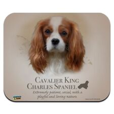 Cavalier King Charles Spaniel Dog Breed Low Profile Thin Mouse Pad Mousepad picture