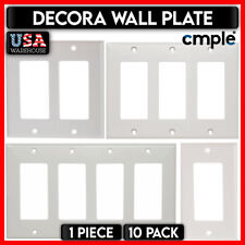 Wall Plate Decorative Switch Outlet Cover 1 2 3 4 Gang White Decora Faceplate picture