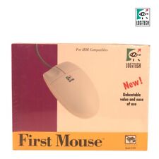 First Mouse for PC by Logitech 1995 Vintage Collector’s Item Never Used picture