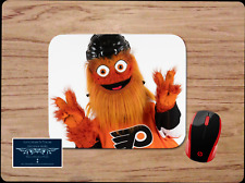 PHILADELPHIA FLYERS MASCOT GRITTY PEACE SIGN CUSTOM PC MOUSE PAD MAT GIFT picture