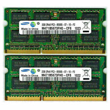 For Samsung 2X2GB 2RX8 DDR3 1066MHz PC3-8500S 204PIN SO-DIMM Laptop RAM Memory picture