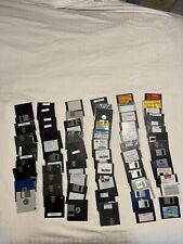 over 70 Vintage Lot Of Floppy Discs, as is. picture