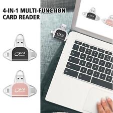 2024 NEW Multi Port 4 in 1 Universal Card Reader, Portable Memory Card Reader- picture