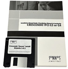 Sonnet Crescendo PCI G3/G4 Mac Series 7,8,9000 Installation Disk & Manual v2.0.2 picture