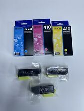 🌟 6pk GENUINE Epson 410 Ink Cartridges Black XL & Cyan Yellow Magenta New picture
