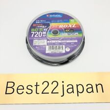Verbatim 1 time recording blueRaydisk BD-R XL 100GB 10Sheet white NEW From Japan picture
