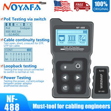 NETWORK CABLE TESTER LAN WIRE METER POE RJ45 ETHERNET VOLTAGE CURRENT TESTER picture