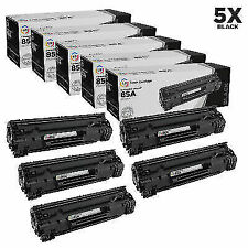 LD Comp Replacements HP 85A CE285A 5pk Blk M1132 M1212 M1217 P1102 P1102 picture