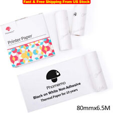 Phomemo 3 Rolls Non-Adhesive 80mm Width Thermal Paper Printer Paper For M03 M04S picture
