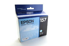 Epson 157 Light Cyan Ink Cartridge - T157520 Genuine - OEM - EXP 2018 - Sealed  picture
