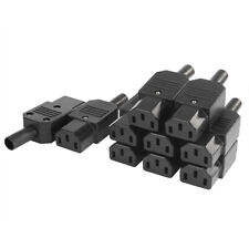10pcs AC250V 10A Female 3 Terminals IEC320 C13 Power Adapter Connector picture