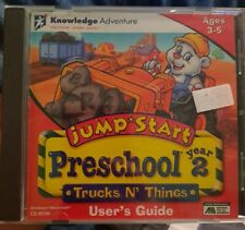 Jumpstart Preschool: Trucks N' Things Year 2 PC Windows MAC CD RARE picture