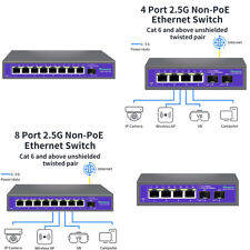 4 8 Port 2.5G Gigabit Ethernet Switch None POE Network Switch With 1x10G SFP picture