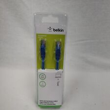 Belkin 5M/16 Feet Blue Cat5e Networking Cable, 1 Gbps.Authentic, sealed.  picture