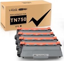 4 High Yield TN750 TN720 Black Toner Cartridge For Brother MFC-8710DW HL-5450DW picture